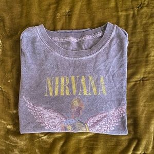 UO Cropped Nirvana Tee